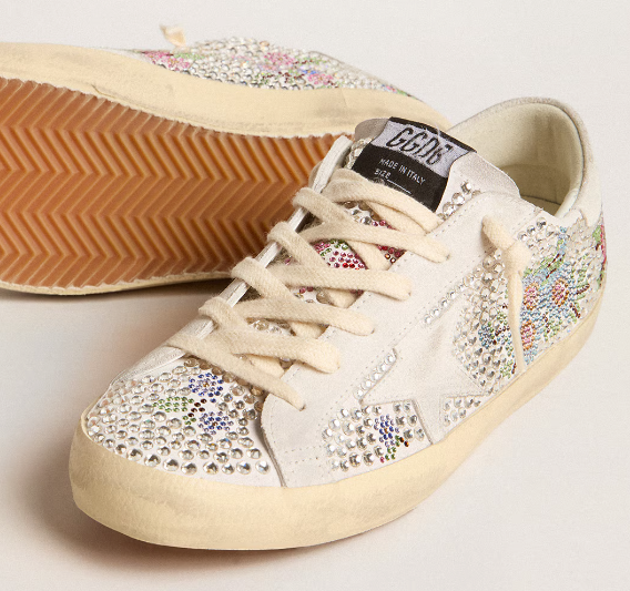 Super-Star LTD in cristalli Swarovski con stella e talloncino in suede