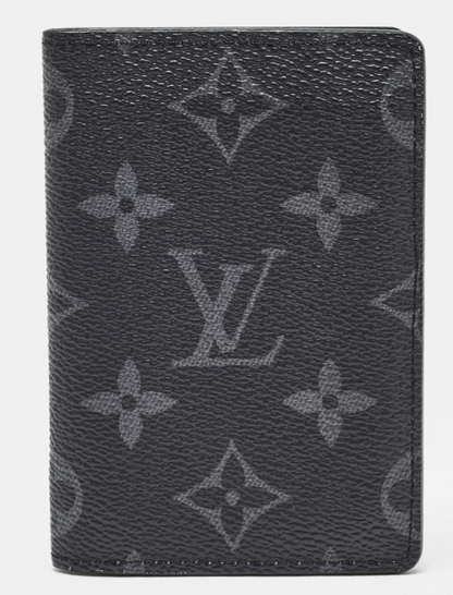 LV Wallet Brazza Monogram Eclipse Black