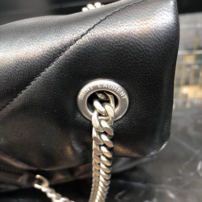 YSL PUFFER MEDIUM BAG IN QUILTED LAMBSKIN