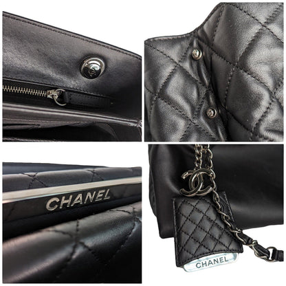 Chanel Accordion Shopping Lambskin Medium Tote