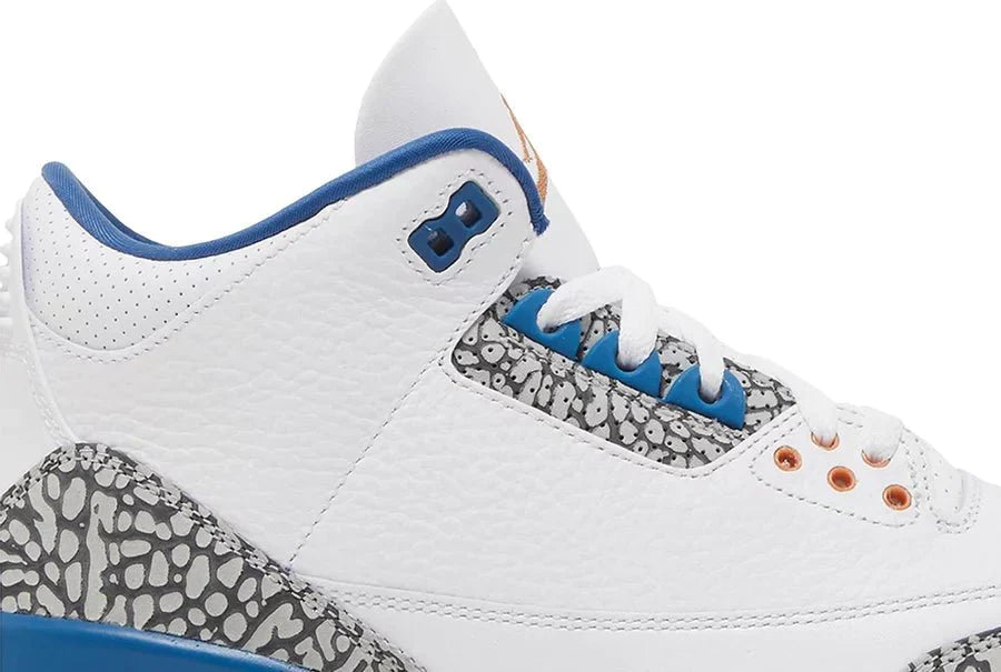 Air Jordan 3 Retro 'Washington Wizards' True Blue Sneakers for Men