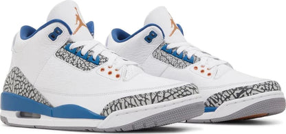 Air Jordan 3 Retro 'Washington Wizards' True Blue Sneakers for Men