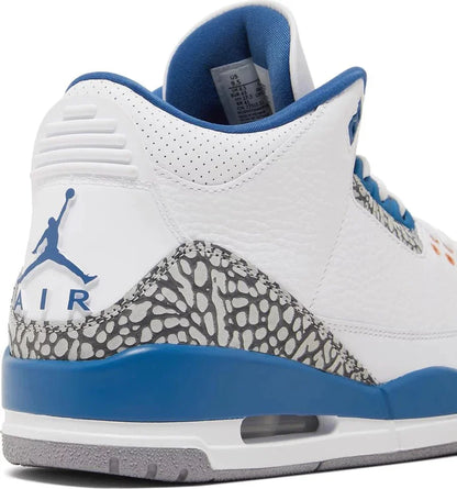 Air Jordan 3 Retro 'Washington Wizards' True Blue Sneakers for Men