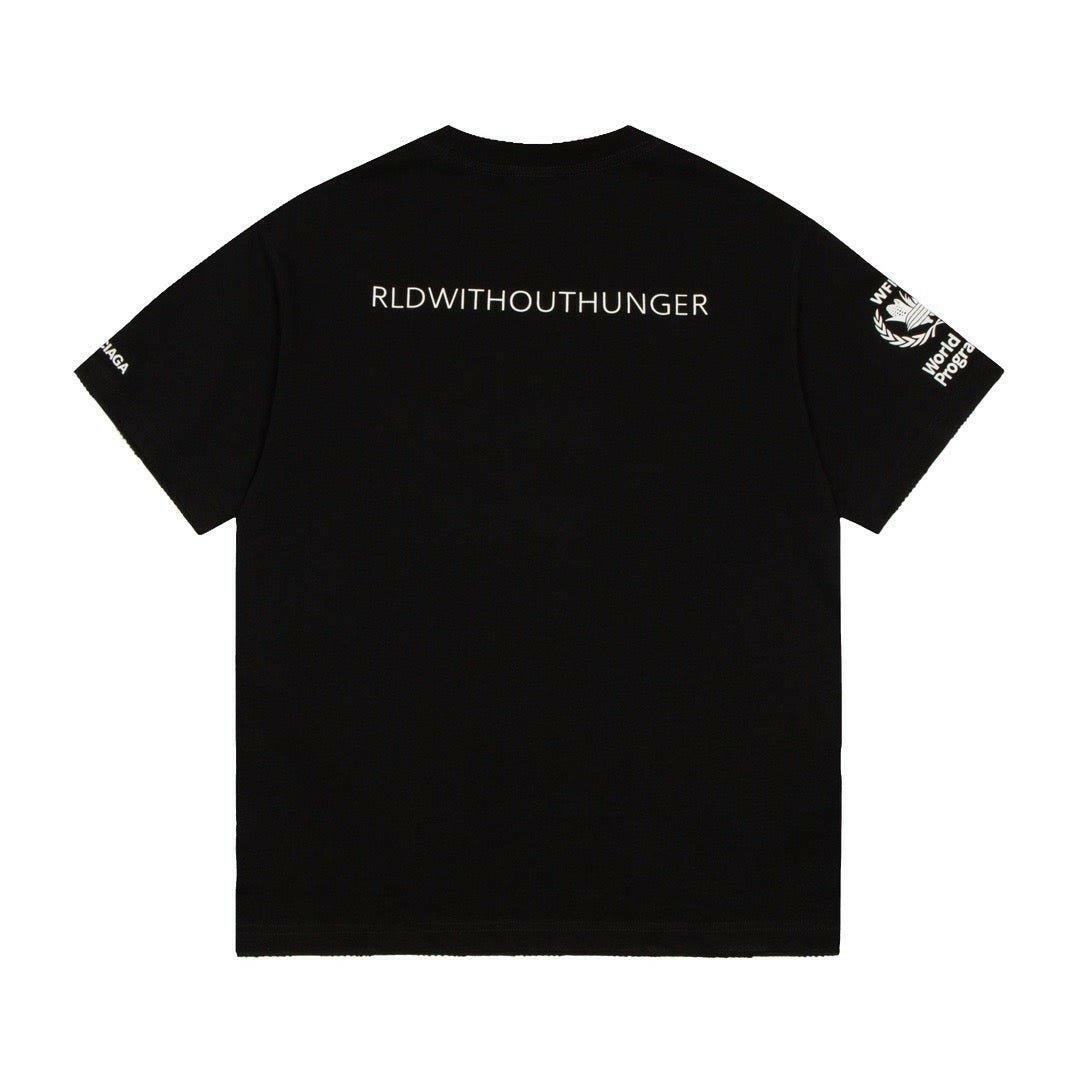 Balenciga WFP "World Food Programme" Black Shirt