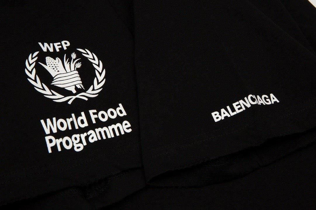 Balenciga WFP "World Food Programme" Black Shirt