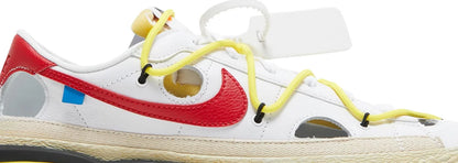 Blazer Low x Off-White White and University Red (2022) Sneakers for Unisex