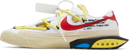 Blazer Low x Off-White White and University Red (2022) Sneakers for Unisex