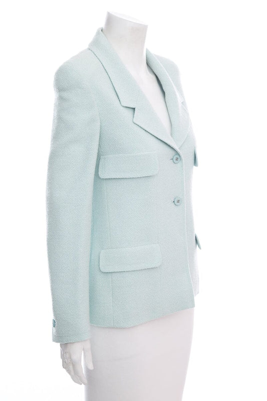 Chanel Baby Blue Jacket SZ 38