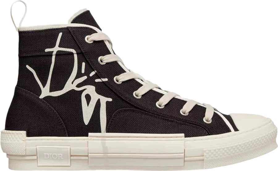 Cactus Jack x Dior B23 High 'Black' Men's Shoes