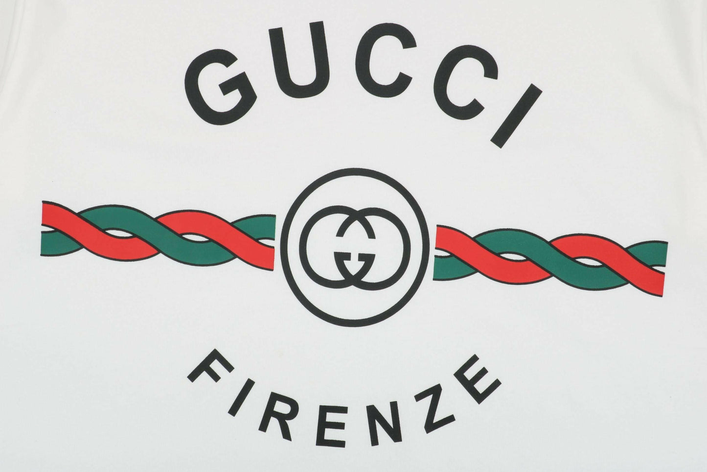 GUCCI "FIRENZE 1921" WHITE T-SHIRTS SS COLLECTION 2022