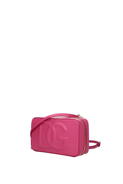 Dolce&Gabbana Borse a Tracolla camera bag Pelle Rosa Glicine