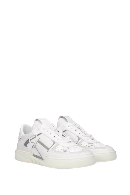 White Leather Sneakers