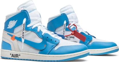 Off-White x Air Jordan 1 Retro High OG 'UNC' (2018) Sneakers for Men