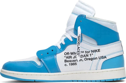 Off-White x Air Jordan 1 Retro High OG 'UNC' (2018) Sneakers for Men