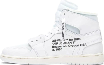 Off-White x Air Jordan 1 Retro High OG 'White' 2018 Sneakers for Men