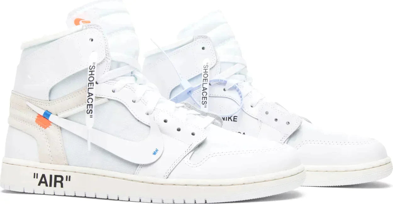 Off-White x Air Jordan 1 Retro High OG 'White' 2018 Sneakers for Men