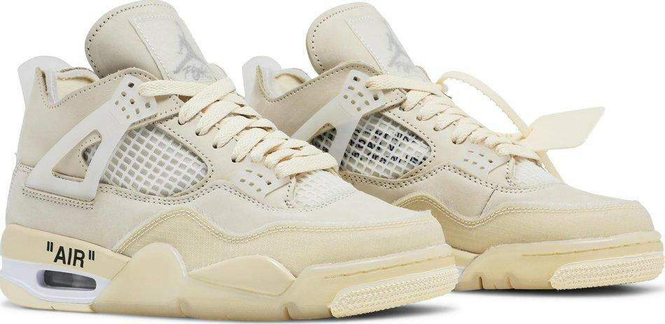 Off-White™ x Air Jordan 4 Retro Cream Sail (2020) Sneakers for Women