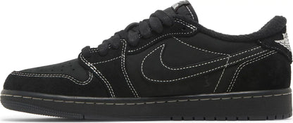 Travis Scott x Air Jordan 1 Low OG SP 'Black Phantom' Sneakers for Men