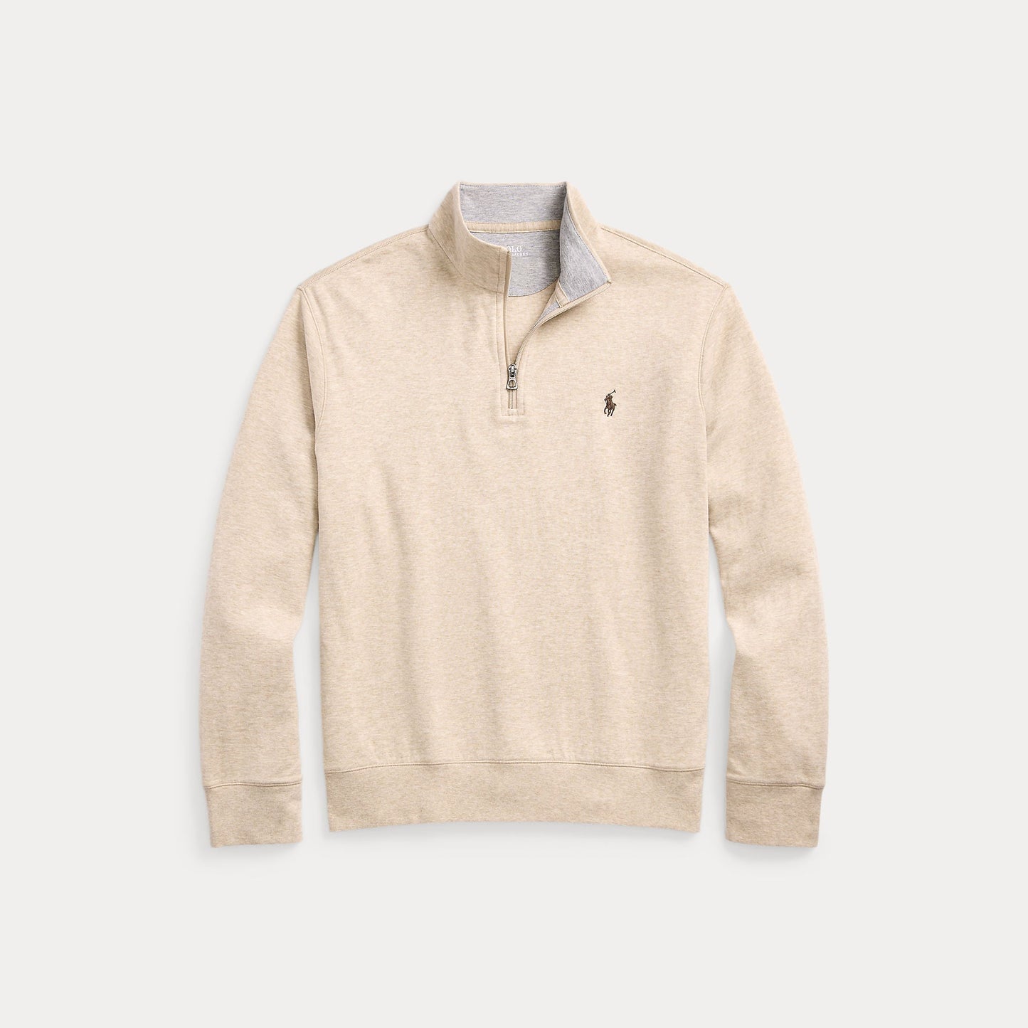 LUXURY JERSEY QUARTER-ZIP PULLOVER