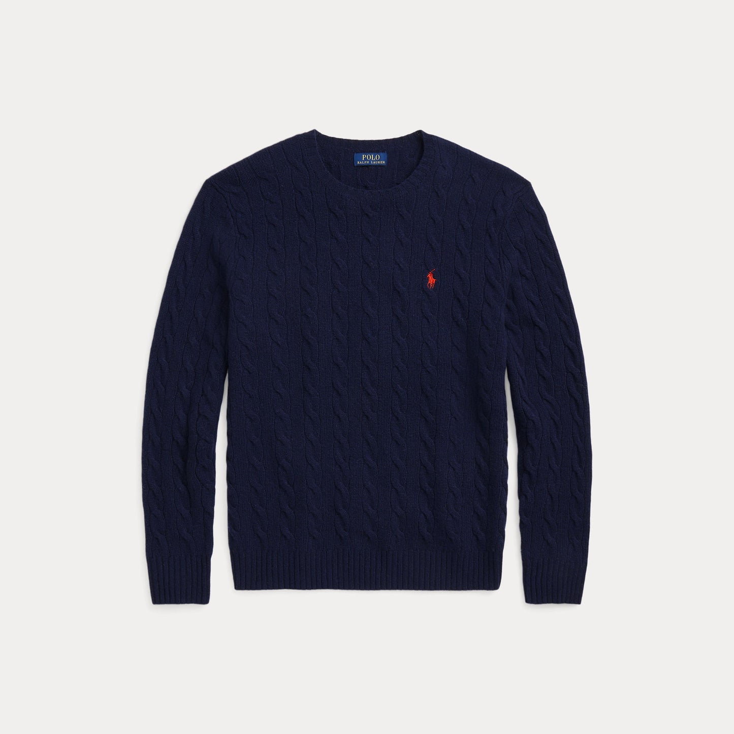 CABLE-KNIT WOOL-CASHMERE SWEATER