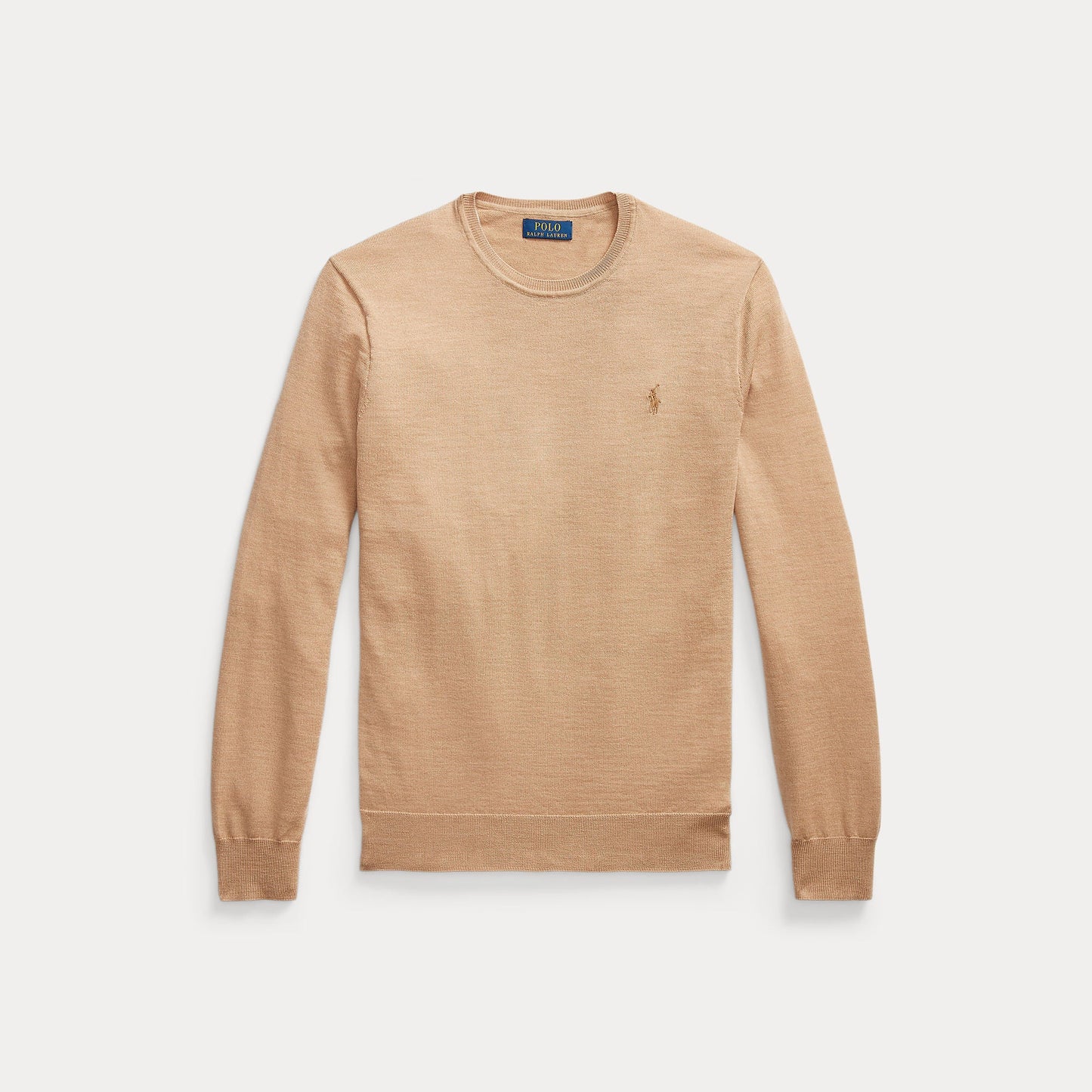 SLIM FIT WASHABLE WOOL CREWNECK SWEATER