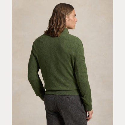 WOOL QUARTER-ZIP SWEATER