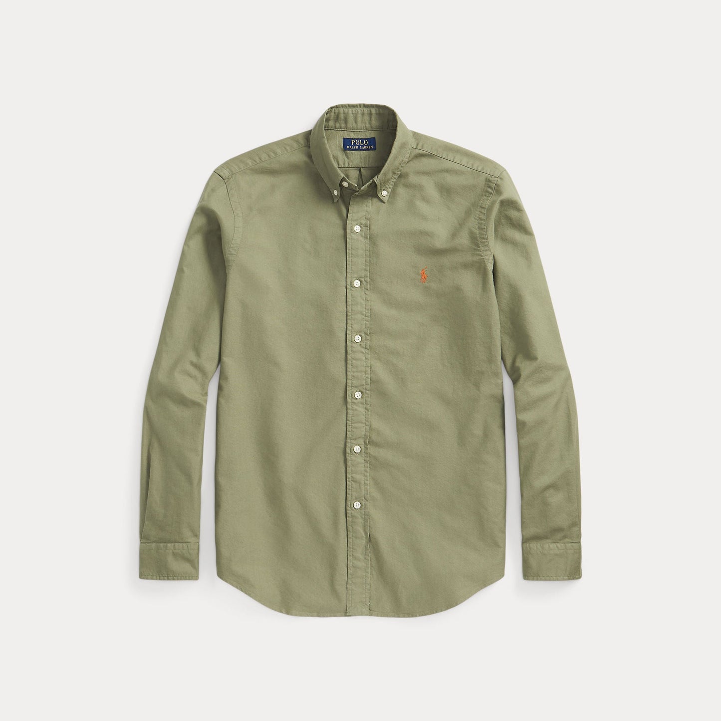 SLIM FIT GARMENT-DYED OXFORD SHIRT