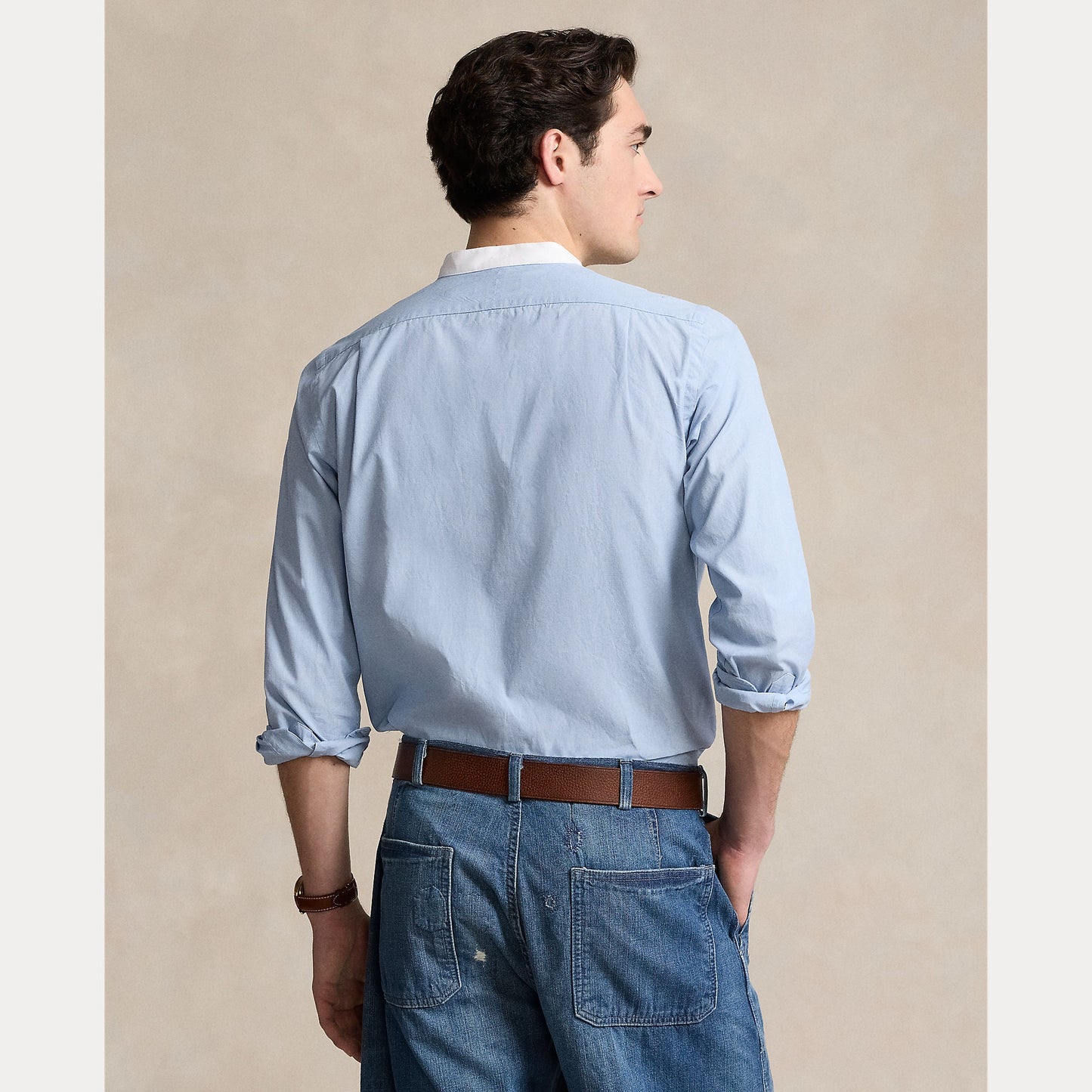 CLASSIC FIT END-ON-END BIB SHIRT