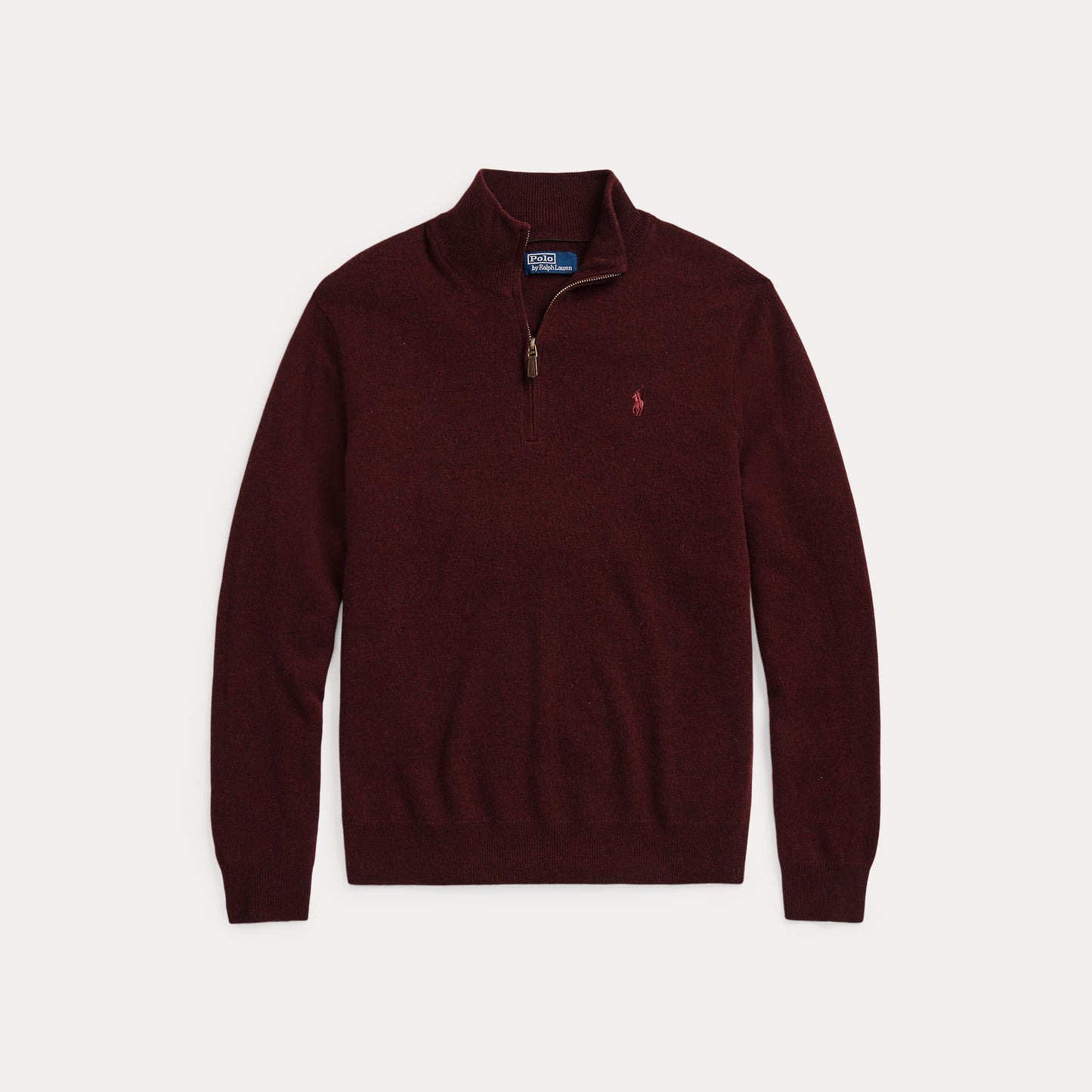 WOOL QUARTER-ZIP SWEATER