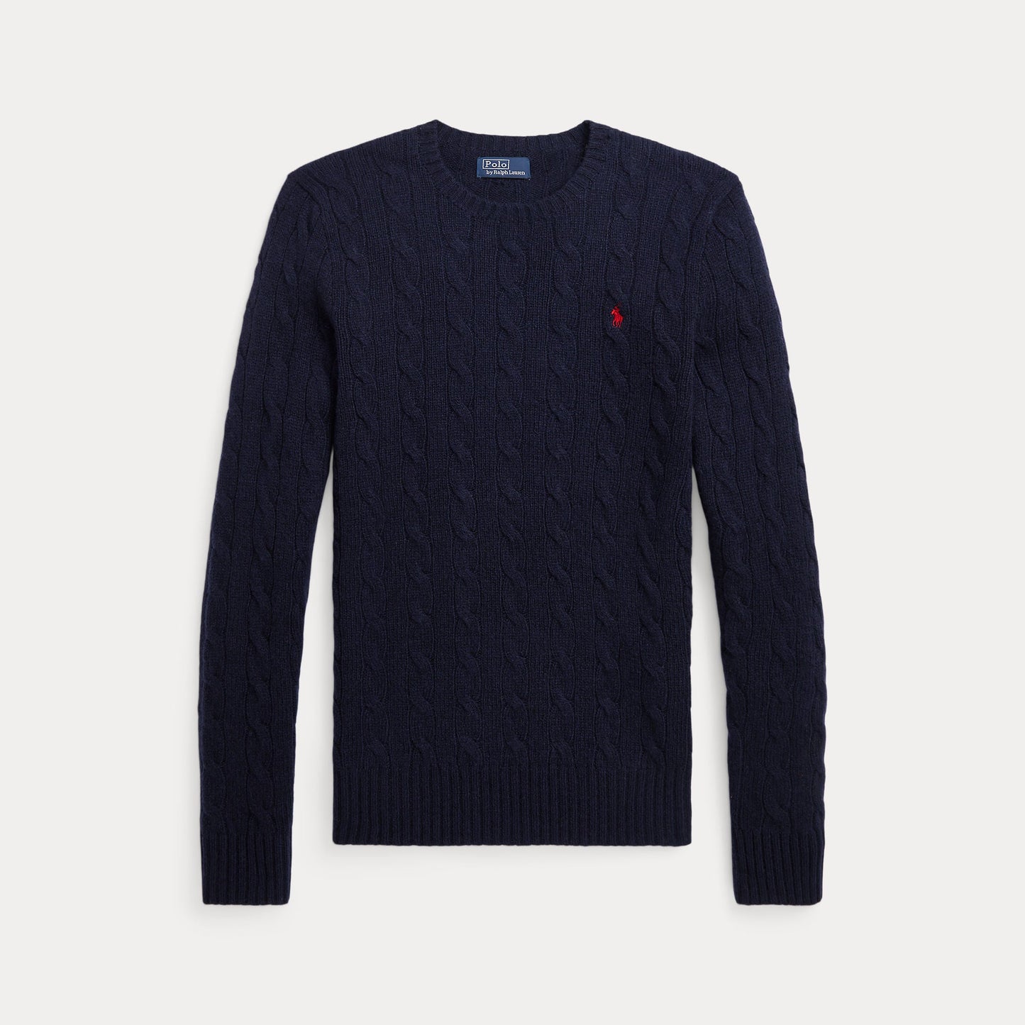 CABLE-KNIT WOOL-CASHMERE SWEATER