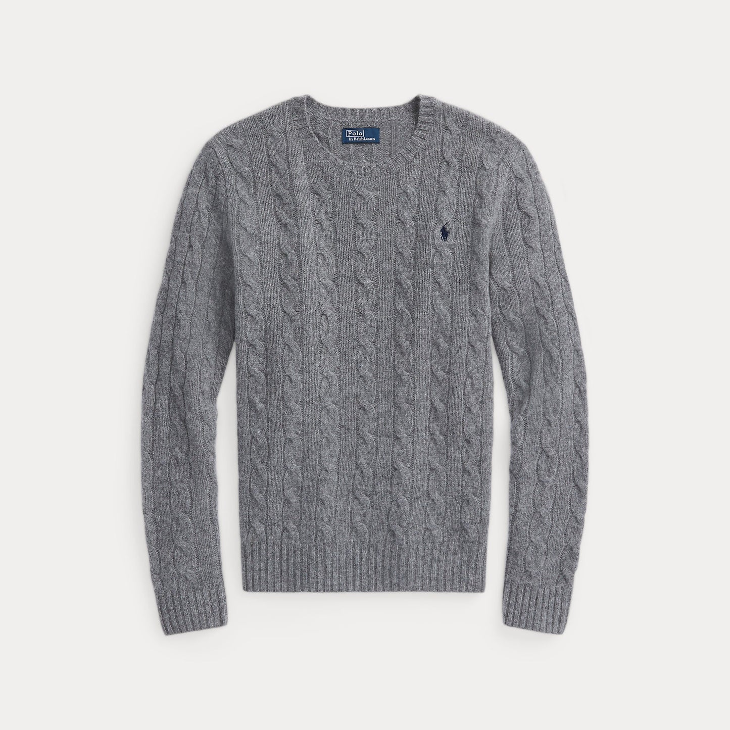 CABLE-KNIT WOOL-CASHMERE SWEATER