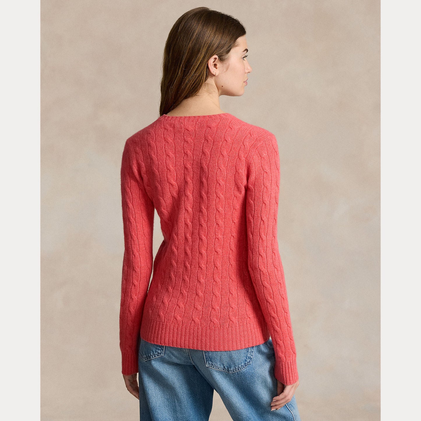 CABLE-KNIT WOOL-CASHMERE SWEATER