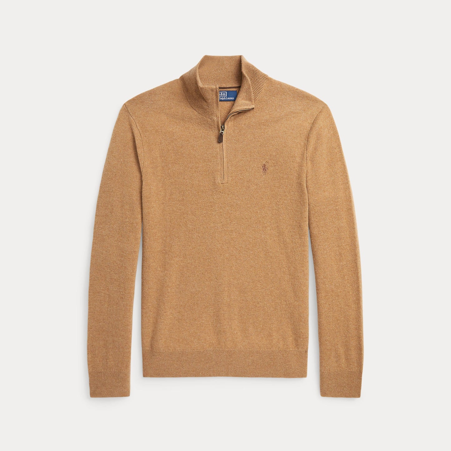 WOOL QUARTER-ZIP SWEATER