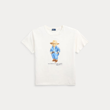 POLO BEAR COTTON JERSEY TEE