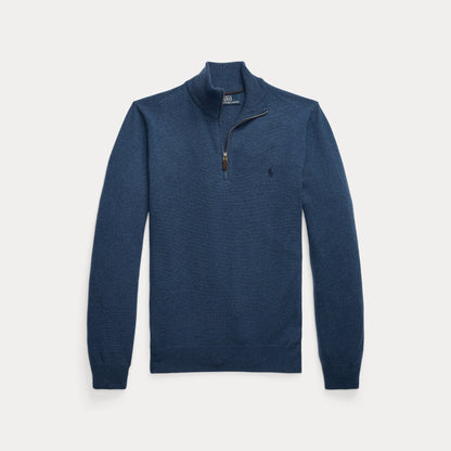 WOOL QUARTER-ZIP SWEATER