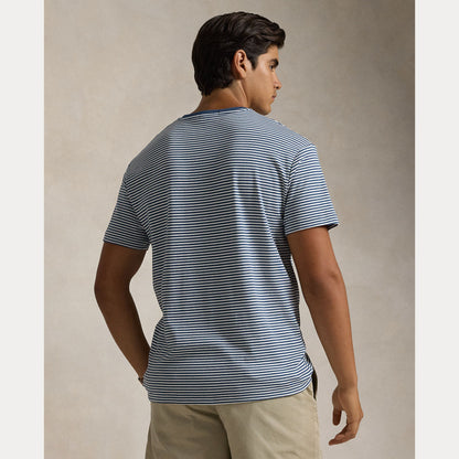 CLASSIC FIT STRIPED SOFT COTTON T-SHIRT