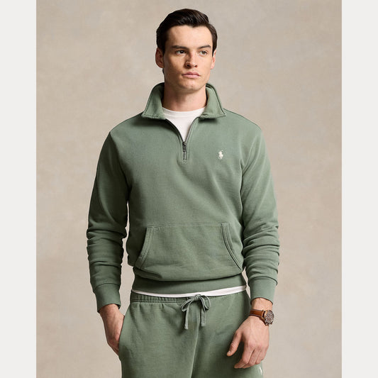 LOOPBACK FLEECE QUARTER-ZIP SWEATSHIRT