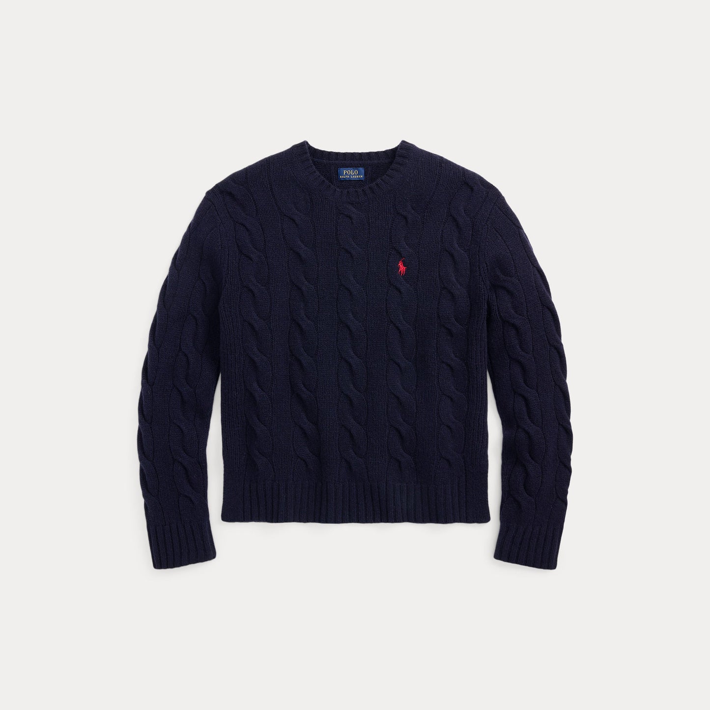 CLASSIC FIT CABLE WOOL-CASHMERE SWEATER