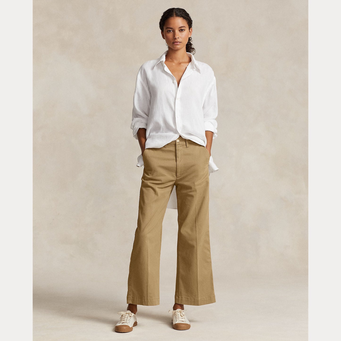 CHINO WIDE-LEG PANT