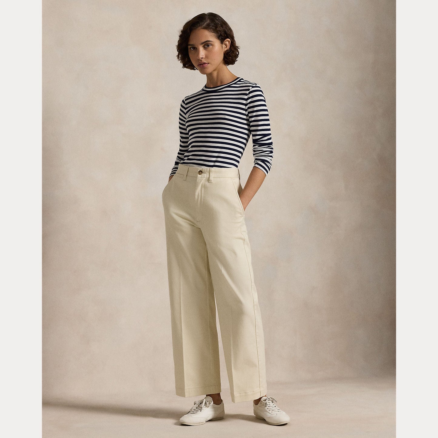 CHINO WIDE-LEG PANT