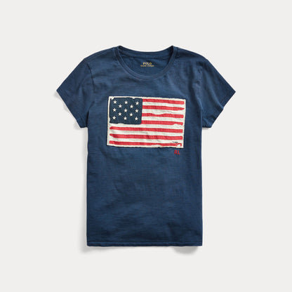 FLAG JERSEY GRAPHIC T-SHIRT