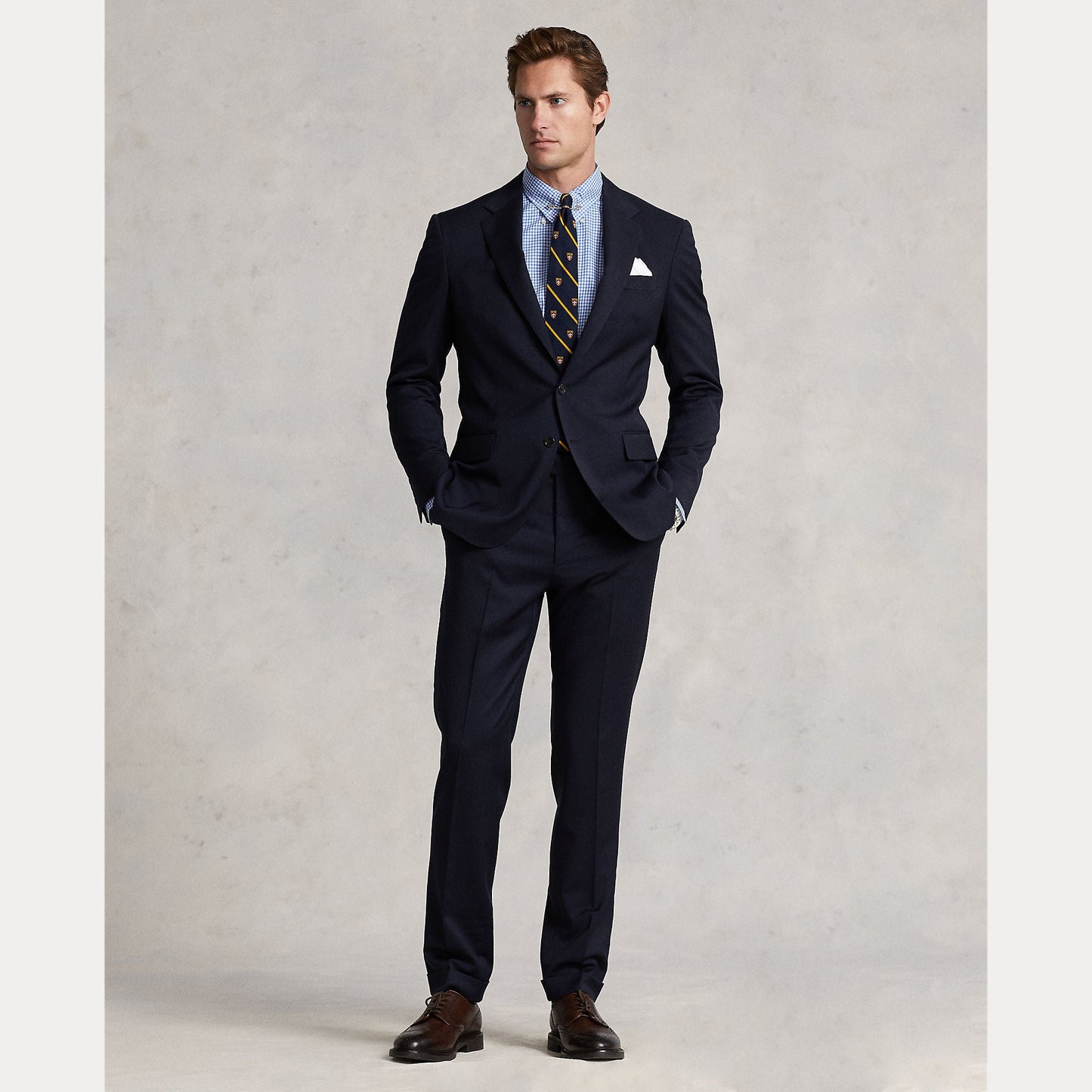 POLO TAILORED WOOL TWILL SUIT