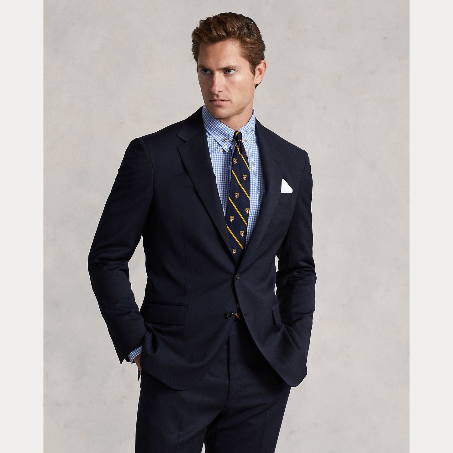 POLO TAILORED WOOL TWILL SUIT