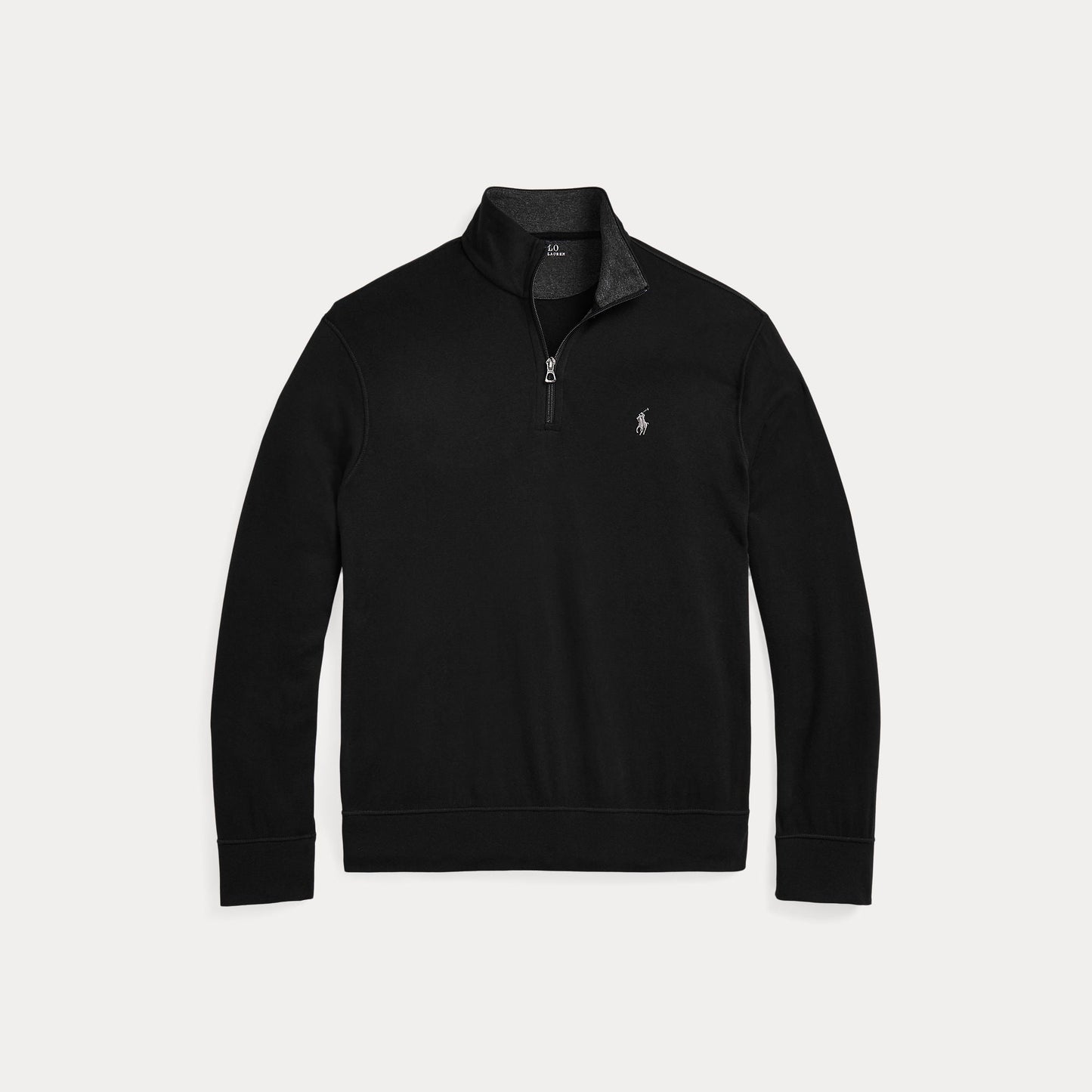 LUXURY JERSEY QUARTER-ZIP PULLOVER