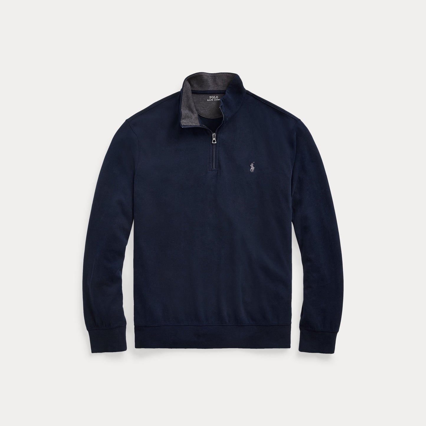 LUXURY JERSEY QUARTER-ZIP PULLOVER