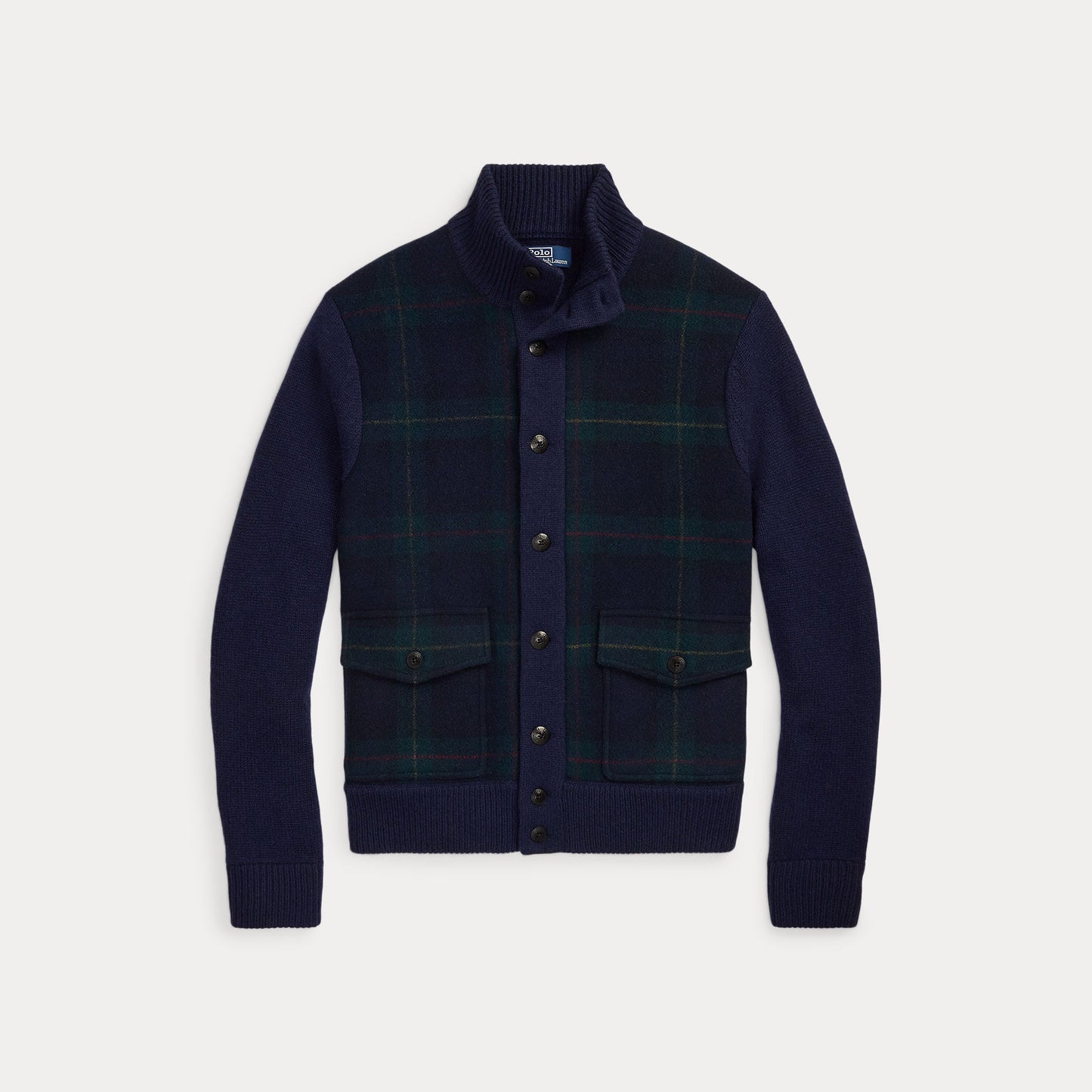 THE POLO TARTAN WOOL CARDIGAN