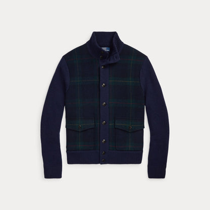 THE POLO TARTAN WOOL CARDIGAN