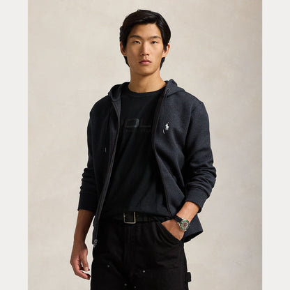 DOUBLE-KNIT FULL-ZIP HOODIE