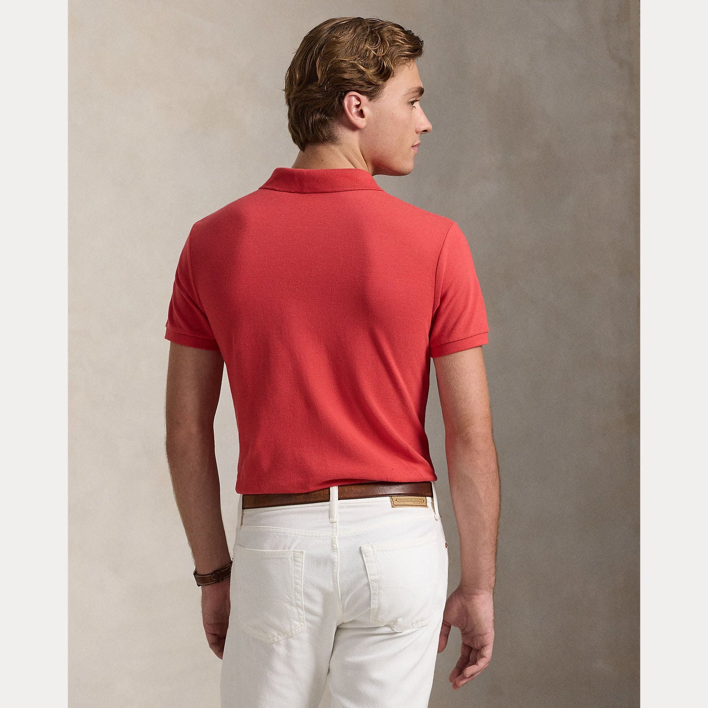 CUSTOM SLIM FIT MESH POLO SHIRT