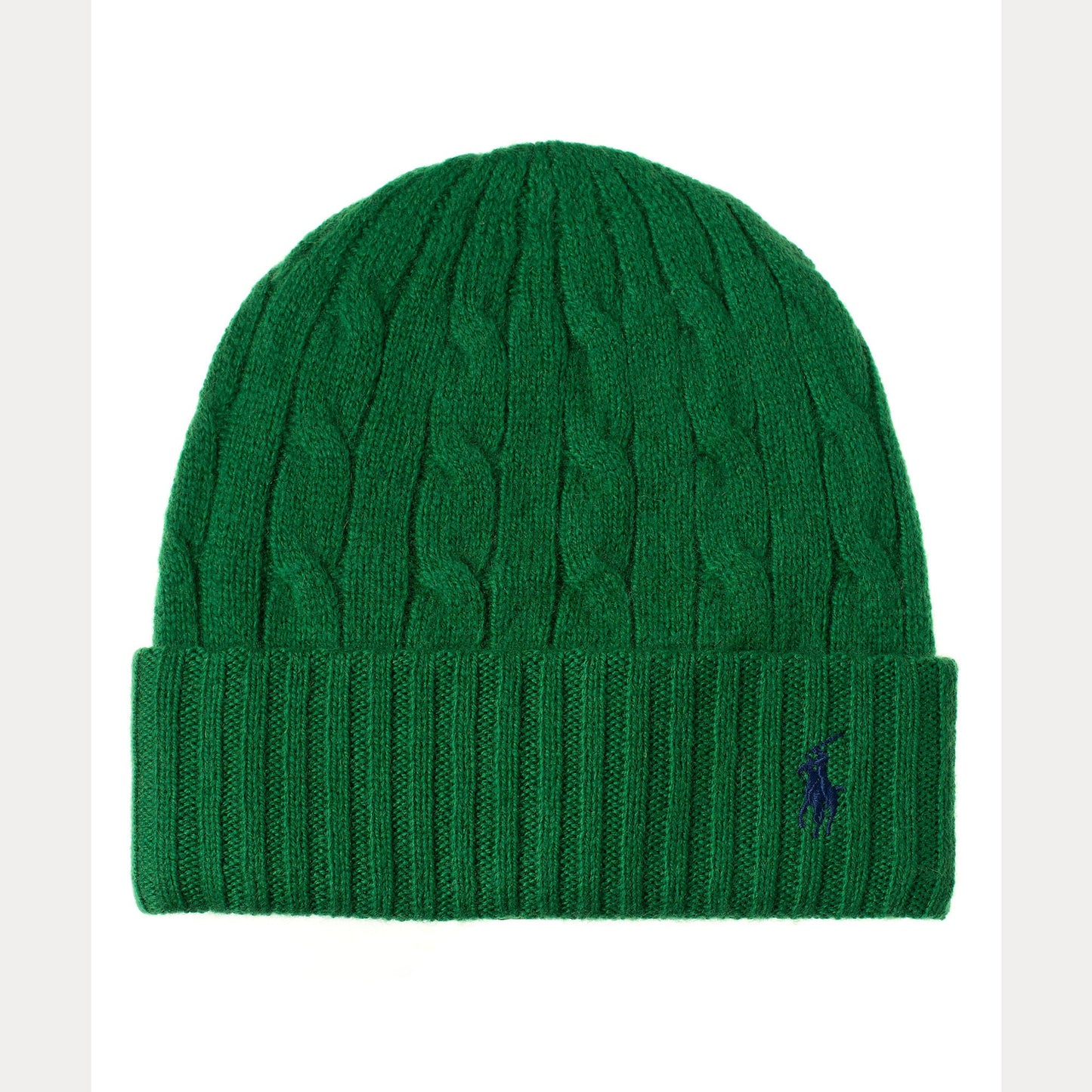 CABLE-KNIT WOOL-CASHMERE BEANIE